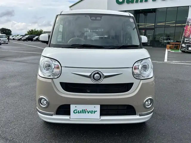 ダイハツ ムーヴ キャンバス G メイクアップ SA Ⅲ 奈良県 2018(平30)年 3.9万km パールホワイトⅢ/ナチュラルベージュマイカメタリック 2トーン 社外ナビ　/ワンセグ　/ＤＶＤ再生/Bluetooth　/ＵＳＢ入力端子　/ETC　/バックカメラ/両側パワースライドドア　/ベンチシート　/純正フロアマット　/衝突被害軽減ブレーキ　/横滑り防止装置　/アイドリングストップ/オートLEDライト/オートハイビーム/W+サイドエアバッグ/取扱説明書