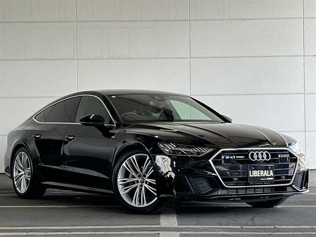 アウディ Ａ７ SB 45TFSIクワトロ Sライン 山形県 2020(令2)年 3.1万km 黒 アシスタンスpkg/パワーアシストpkg/パドルシフト/フルセグTV/アンビエントライト/バーチャルコックピット/360°カメラ/ドライビングpkg/純正ナビ/電動リアゲート/フットオープナー