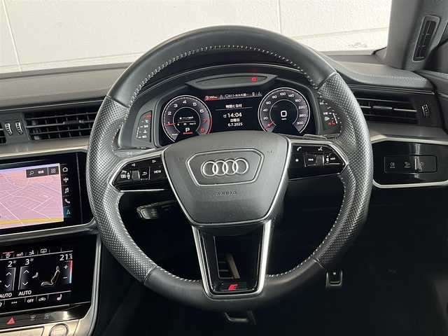 アウディ Ａ７ SB 45TFSIクワトロ Sライン 山形県 2020(令2)年 3.1万km 黒 アシスタンスpkg/パワーアシストpkg/パドルシフト/フルセグTV/アンビエントライト/バーチャルコックピット/360°カメラ/ドライビングpkg/純正ナビ/電動リアゲート/フットオープナー