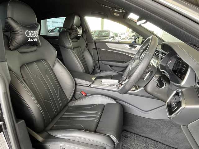 アウディ Ａ７ SB 45TFSIクワトロ Sライン 山形県 2020(令2)年 3.1万km 黒 アシスタンスpkg/パワーアシストpkg/パドルシフト/フルセグTV/アンビエントライト/バーチャルコックピット/360°カメラ/ドライビングpkg/純正ナビ/電動リアゲート/フットオープナー