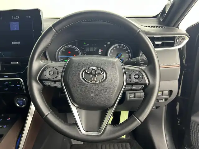 トヨタ ハリアー ハイブリッド Z 道央・札幌 2021(令3)年 3.8万km プレシャスブラックパール ・4WD/・衝突被害軽減ブレーキ/・レーンキープアシスト/・レーダークルーズコントロール/・オートハイビーム/・ブラインドスポットモニター/・純正ディスプレイオーディオ/【ナビ機能有/フルセグ/BT/USB】/・バックカメラ/・パワーバックドア/・ビルトインETC/・オートブレーキホールド/・ミラーヒーター/・ステアリングスイッチ/・デジタルインナーミラー