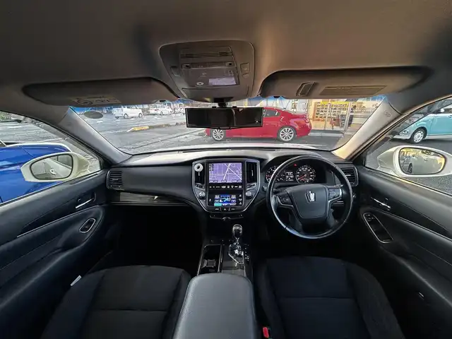 トヨタ クラウン アスリート S 静岡県 2013(平25)年 12.5万km ホワイトパールクリスタルシャイン ユーザー買取車両/純正MOPナビ/　【CD/DVD/BT/地デジフルセグTV】/純正HID/純正17インチAW/バックカメラ/クルーズコントロール/ビルトインETC/新車時保証書/取扱説明書/スペアキー×1