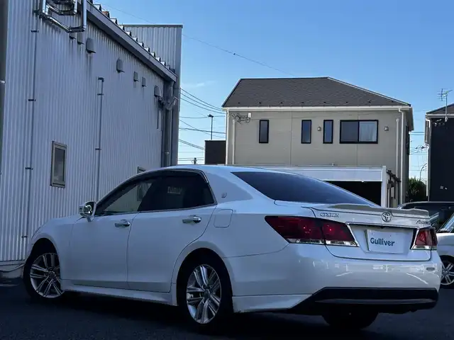 トヨタ クラウン アスリート S 静岡県 2013(平25)年 12.5万km ホワイトパールクリスタルシャイン ユーザー買取車両/純正MOPナビ/　【CD/DVD/BT/地デジフルセグTV】/純正HID/純正17インチAW/バックカメラ/クルーズコントロール/ビルトインETC/新車時保証書/取扱説明書/スペアキー×1