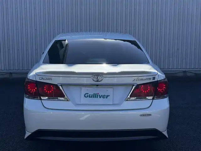 トヨタ クラウン アスリート S 静岡県 2013(平25)年 12.5万km ホワイトパールクリスタルシャイン ユーザー買取車両/純正MOPナビ/　【CD/DVD/BT/地デジフルセグTV】/純正HID/純正17インチAW/バックカメラ/クルーズコントロール/ビルトインETC/新車時保証書/取扱説明書/スペアキー×1