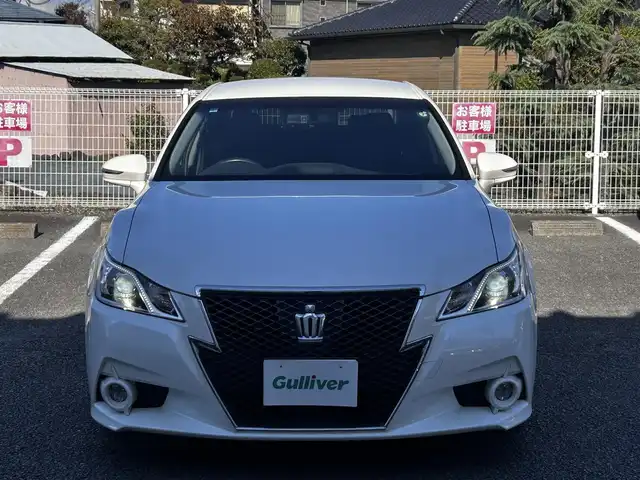 トヨタ クラウン アスリート S 静岡県 2013(平25)年 12.5万km ホワイトパールクリスタルシャイン ユーザー買取車両/純正MOPナビ/　【CD/DVD/BT/地デジフルセグTV】/純正HID/純正17インチAW/バックカメラ/クルーズコントロール/ビルトインETC/新車時保証書/取扱説明書/スペアキー×1