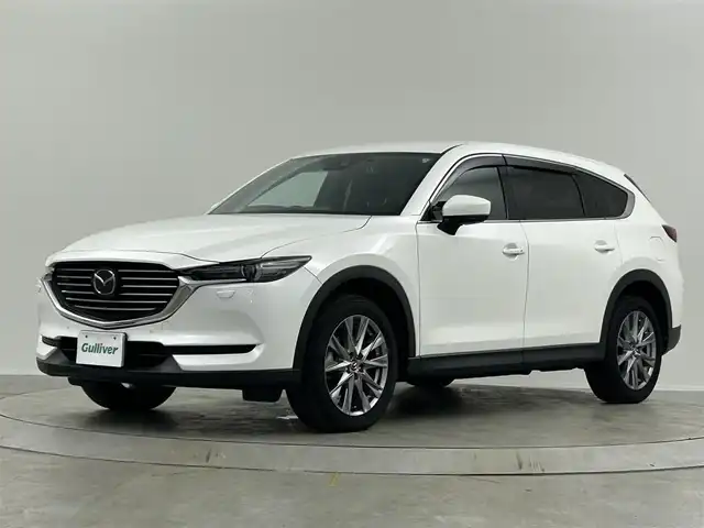 マツダ ＣＸ－８ 25T プロアクティブ 埼玉県 2019(令1)年 5万km スノーフレイクホワイトパールマイカ 純正ナビ　Ｂｌｕｅｔｏｏｔｈ　フルセグＴＶ　バックカメラ　サイドカメラ　シートヒーター　メモリー付パワーシート　前後ドライブレコーダー　ヘッドアップディスプレイ　レーダークルーズコントロール　ＥＴＣ