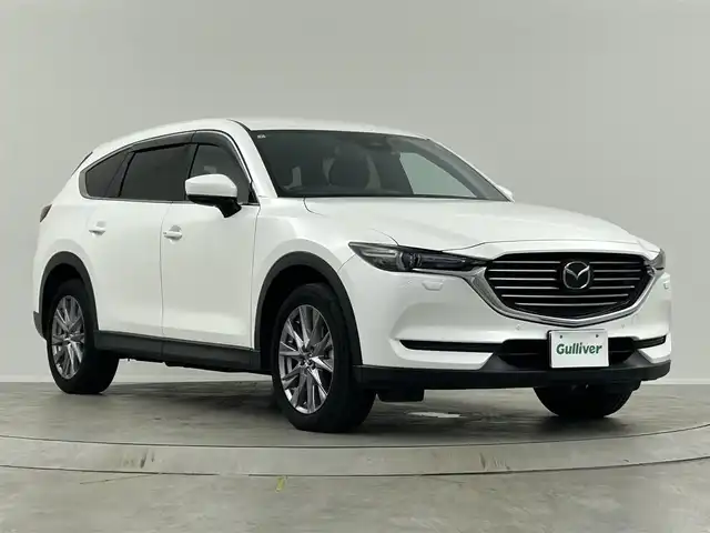マツダ ＣＸ－８ 25T プロアクティブ 埼玉県 2019(令1)年 5万km スノーフレイクホワイトパールマイカ 純正ナビ　Ｂｌｕｅｔｏｏｔｈ　フルセグＴＶ　バックカメラ　サイドカメラ　シートヒーター　メモリー付パワーシート　前後ドライブレコーダー　ヘッドアップディスプレイ　レーダークルーズコントロール　ＥＴＣ