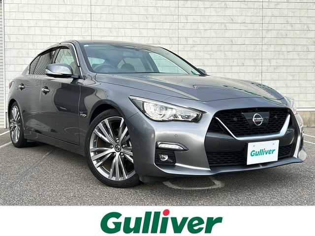 日産 スカイライン ハイブリッド GT タイプSP 新潟県 2020(令2)年 4.8万km ダークメタルグレー 衝突軽減/プロパイロット2.0/全方位カメラ/純正ナビ/(AM/FM/CD/DVD/BT/フルセグ)/ETC2.0/アンビエントLEDライトシステム/追従クルーズコントロール/アイドリングストップ/コーナーセンサー/BSM/本革シート/シートヒーター/パドルシフト/革巻きステアリング/ステアリングスイッチ/AUTOライト/LEDヘッドライト/横滑り防止/プッシュスタート/スマートキー