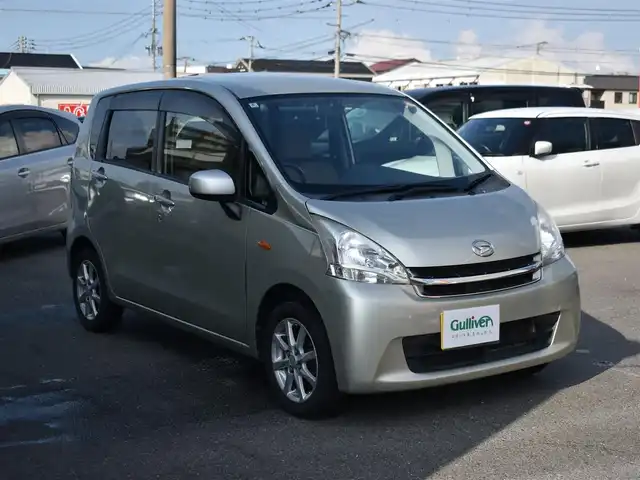 ダイハツ ムーヴ X リミテッド 福岡県 2012(平24)年 8.6万km シャンパンゴールドメタリックⅡ 純正ナビ/ワンセグTV/バックカメラ/社外HIDヘッドライト/nanoe/純正14インチアルミホイール/プッシュスタート/スマートキー/アイドリングストップ/電動格納ミラー/純正ドアバイザー/フロアマット