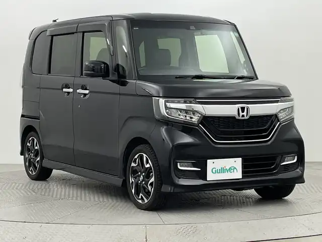 ホンダ Ｎ ＢＯＸ G L ターボ ホンダセンシング 新潟県 2018(平30)年 5万km クリスタルブラックパール 純正メモリナビ　/バックモニター　/ＥＴＣ　/両側パワースライドドア　/ハーフレザーシート　/フルセグＴＶ　/Ｂｌｕｅｔｏｏｔｈ接続　/パドルシフト　/衝突被害軽減ブレーキ