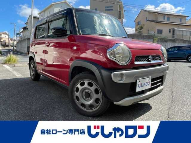 スズキ ハスラー G 福岡県 2014(平26)年 8.7万km フェニックスレッドパール/ブルーイッシュブラックパール (株)IDOMが運営する【じしゃロン八幡西店】の自社ローン専用車両になります。こちらは現金またはオートローンご利用時の価格です。自社ローンご希望の方は別途その旨お申付け下さい/社外ケンウッドナビ(BT/CD/DVD/フルセグTV)/レーダーブレーキサポート/D席シートヒーター/電動格納ミラー/ETC/プッシュスタート/スマートキー