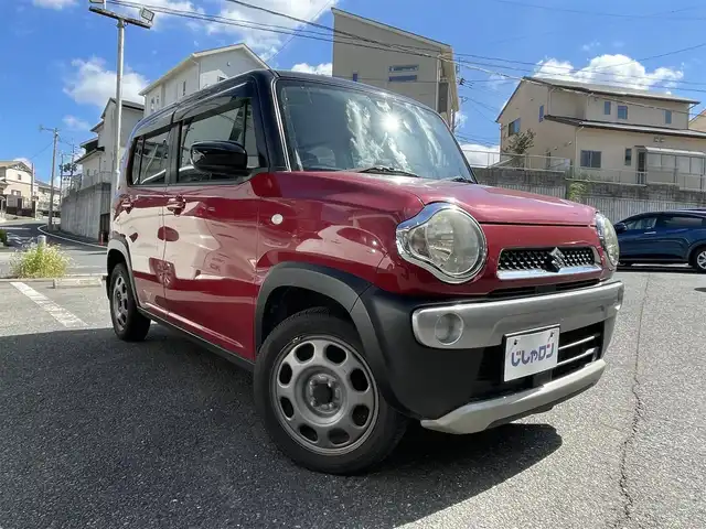 スズキ ハスラー G 福岡県 2014(平26)年 8.7万km フェニックスレッドパール/ブルーイッシュブラックパール (株)IDOMが運営する【じしゃロン八幡西店】の自社ローン専用車両になります。こちらは現金またはオートローンご利用時の価格です。自社ローンご希望の方は別途その旨お申付け下さい/社外ケンウッドナビ(BT/CD/DVD/フルセグTV)/レーダーブレーキサポート/D席シートヒーター/電動格納ミラー/ETC/プッシュスタート/スマートキー