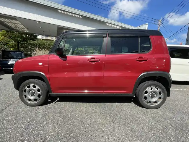 スズキ ハスラー G 福岡県 2014(平26)年 8.7万km フェニックスレッドパール/ブルーイッシュブラックパール (株)IDOMが運営する【じしゃロン八幡西店】の自社ローン専用車両になります。こちらは現金またはオートローンご利用時の価格です。自社ローンご希望の方は別途その旨お申付け下さい/社外ケンウッドナビ(BT/CD/DVD/フルセグTV)/レーダーブレーキサポート/D席シートヒーター/電動格納ミラー/ETC/プッシュスタート/スマートキー