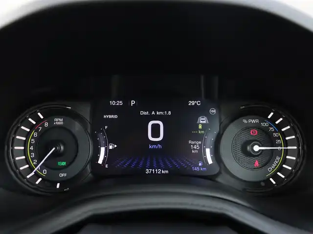 クライスラー・ジープ レネゲード リミテッド 4xe 長野県 2021(令3)年 3.8万km 紺 黒革シート/Kenwoodナビ(CD/DVD/TV/bluetooth/AM/FM/HDMI)/フルセグTV/バックカメラ/ACC/レーンキープアシスト/衝突軽減ブレーキ/BLIS/パークセンサー/パワーシート/ヒーター/ステアリングヒーター/スマートキー/純正17AW/LEDヘッドライト/ETC/充電ケーブル