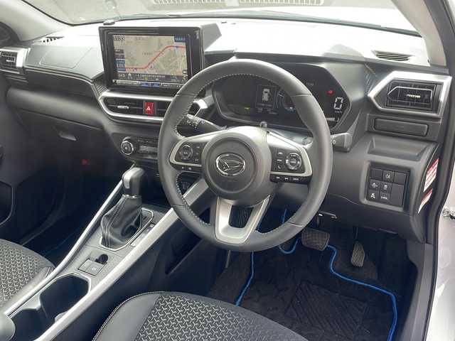 ダイハツ ロッキー プレミアム G HEV 広島県 2024(令6)年 0.6万km シャイニングホワイトパール /登録時走行距離/　　　　　　　5434キロ/ワンオーナー/社外ナビ/バックカメラ/地デジ/エアロ/シートヒーター/クルーズコントロール/スペアキー×１/ビルトインETC/新車時整備手帳/　　【保証書】/取扱説明書/