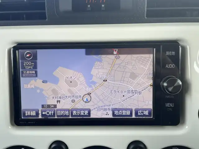 トヨタ ＦＪクルーザー カラーパッケージ 長崎県 2017(平29)年 4.7万km ホワイト 純正SDナビ/CD/DVD/BT/フルセグTV/バックカメラ/クルーズコントロール/社外レーダー(ZERO 702V)/ステアリングスイッチ/コーナーセンサー/ETC/スペアキー