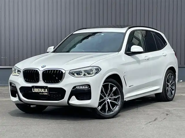 ＢＭＷ Ｘ３ xDrive20d Mスポーツ 青森県 2017(平29)年 5.1万km アルピンホワイトⅢ /4WD/パノラマサンルーフ/黒革シート/ハイラインＰＫＧ　/イノベーションＰ　/ｈａｒｍａｎｋａｒｄサウンド　/ＡＣＣ　　/HUD/全席シートヒーター　/D席メモリー付き//　前席パワーシート /純正HDDナビ　/　(フルセグＴＶ/DVD/Bt/USB//　Screen Mirroring)　/３６０°ドライビングアシストプラス　/パーキングアシストプラス　/衝突軽減ブレーキ/置くだけ充電/オートワイパー/オートマチックハイビーム/LEDライト/前後フォグランプ/パワーバックドア/ウインカーミラー /電動格納ミラー/W/サイド/カーテンエアバッグ/ABS/スマートキー・インテリキー/保証書/取説