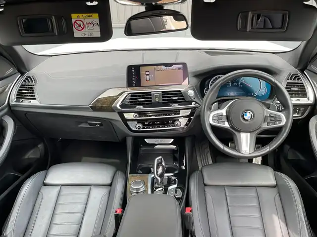 ＢＭＷ Ｘ３ xDrive20d Mスポーツ 青森県 2017(平29)年 5.1万km アルピンホワイトⅢ /4WD/パノラマサンルーフ/黒革シート/ハイラインＰＫＧ　/イノベーションＰ　/ｈａｒｍａｎｋａｒｄサウンド　/ＡＣＣ　　/HUD/全席シートヒーター　/D席メモリー付き//　前席パワーシート /純正HDDナビ　/　(フルセグＴＶ/DVD/Bt/USB//　Screen Mirroring)　/３６０°ドライビングアシストプラス　/パーキングアシストプラス　/衝突軽減ブレーキ/置くだけ充電/オートワイパー/オートマチックハイビーム/LEDライト/前後フォグランプ/パワーバックドア/ウインカーミラー /電動格納ミラー/W/サイド/カーテンエアバッグ/ABS/スマートキー・インテリキー/保証書/取説
