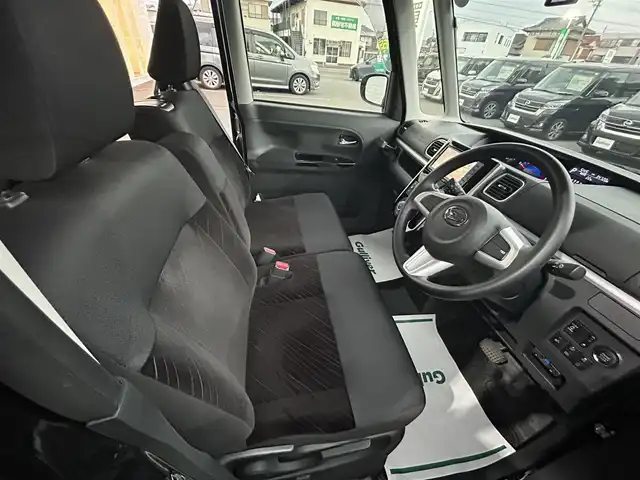ダイハツ タント カスタム X SA Ⅲ 静岡県 2019(平31)年 3.5万km ブラックマイカメタリック 社外メモリナビ/（AM/FM/CD/DVD/BT)/片側パワースライドドア /ETC/スマートキー/プッシュスタート/スマートアシスト３/・衝突被害軽減ブレーキ/・横滑り防止装置/オートライト/オートマチックハイビーム/スペアキー/純正フロアマット/ドアバイザー/純正１４インチアルミホイール/保証書/取り扱い説明書