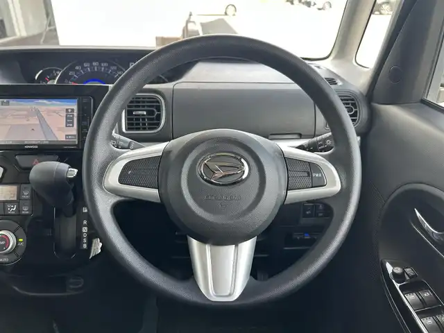 ダイハツ タント カスタム X SA Ⅲ 静岡県 2019(平31)年 3.5万km ブラックマイカメタリック 社外メモリナビ/（AM/FM/CD/BT)/ドラレコ/片側パワースライドドア /ETC/スマートキー2本/プッシュスタート/スマートアシスト３/・衝突被害軽減ブレーキ/・横滑り防止装置/オートライト/オートマチックハイビーム/純正フロアマット/ドアバイザー/純正１４インチアルミホイール/保証書/取扱説明書