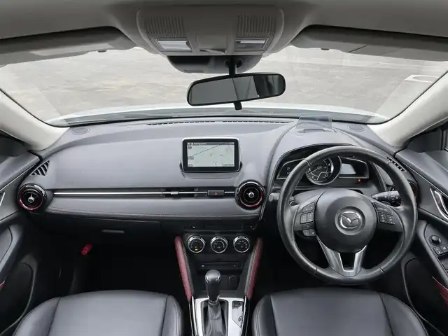マツダ ＣＸ－３ XD ツーリング 道央・札幌 2015(平27)年 9.2万km セラミックM ４WD/純正メーカーナビ/CD/DVD/BT/フルセグ/スマートシティブレーキサポート/トランクションコントロールシステム/クルーズコントロール/ブラインドスポットモニター/バックカメラ/アイドリングストップ/前席シートヒーター/ハーフレザーシート/革巻きステアリング/ステアリングリモコン/パドルシフト/MTモード付AT/プッシュスタート/スマートキー/LEDヘッドライト/オートライト/フォグランプ/電動格納ミラー/ウィンカーミラー/純正フロアマット/ドアバイザー/スペアキー/純正AW付夏タイヤ積込/215/50/R18/2022年/山6mm