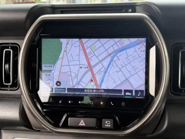 スズキ ハスラー Jスタイル Ⅱ ターボ 香川県 2022(令4)年 0.7万km オフブルーメタリック/ガンメタリック2トーンルーフ 純正メモリナビ/【フルセグ/CD/DVD/BT】/全方位カメラ/レーダークルーズコントロール/前席シートヒーター/2インチリフトアップ(KYB)/ルーフレール/スズキセーフティサポート/レーンキープアシスト/前後コーナーセンサー/社外前後ドライブレコーダー/ETC/USB接続/LEDヘッドライト/社外15インチアルミ