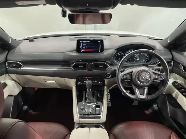 マツダ ＣＸ－８ XD 100周年特別記念車 愛知県 2020(令2)年 3.9万km スノーフレイクホワイトパールマイカ マツダコネクト８インチナビ/（Bluetooth/フルセグTV/CD・DVD再生/USB/AUX)　/ｉ－ＡＣＴＩＶＳＥＮＳＥ/　　-スマート・ブレーキ・サポート（SBS）/　　-マツダ・レーダー・クルーズ・コントロール（MRCC）/　　-レーンキープ・アシスト・システム（LAS）/　　-ドライバー・アテンション・アラート（DAA）/　　-交通標識認識システム（TSR）/電動ガラスサンルーフ　/３６０°ビューモニター/赤レザーシート　/レーダークルーズコントロール　/シートベンチレーション/シートヒーター　/ステアリングヒーター/ＥＴＣ２．０　/電動バックドア　/前席パワーシート/ブラインド・スポット・モニタリング（BSM）/ヘッドアップディスプレイ/コーナーセンサー/ドライブレコーダー/LEDヘッドライト/LEDフォグランプ/100周年使用フロアマット