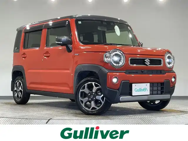 スズキ ハスラー HYBRID X ターボ 愛知県 2020(令2)年 4.8万km バーミリオンオレンジ/ガンメタリック2トーン 純正９インチナビ/全方位モニター/衝突軽減ブレーキ/レーダークルーズコントロール/クリアランスソナー/車線逸脱警報/シートヒーター/パドルシフト/ビルトインＥＴＣ/アクセサリーソケット/オートライトフォグランプ/ＬＥＤヘッドライト/アイドリングストップ/ISOFIX/純正１５インチアルミホイール