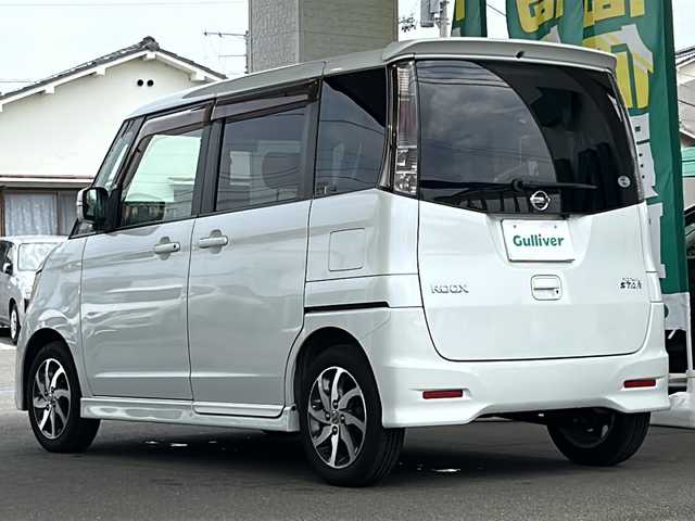 日産 ルークス ハイウェイスター リミテッド 愛媛県 2012(平24)年 8.2万km スノーパールホワイト 純正ナビ/バックカメラ/フルセグTV/ETC/オートライト/片側パワースライドドア/ベンチシート/純正フロアマット