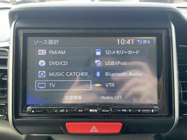 ホンダ Ｎ ＢＯＸ カスタム ターボ SSパッケージ 福島県 2015(平27)年 7.8万km スマートブラック ４WD/社外ＳＤナビ/（FM/AM/DVD/SD/USB/Bluetooth）/バックカメラ/フルセグTV/LEDヘッドライト/オートライト/アイドリングストップ/横滑り防止装置/プッシュスタート/スマートキー/フロアマット/ドライブレコーダー/純正15インチAW