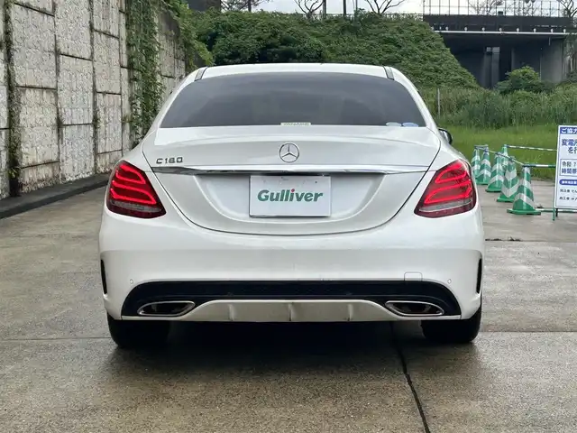 メルセデス・ベンツ Ｃ１８０ ローレウスエディション 長崎県 2018(平30)年 3.7万km ダイヤモンドホワイト 純正HDDナビ/（CD/BT/フルセグ）/バックカメラ/衝突軽減ブレーキ/レーンアシスト/ブラインドスポットモニター/コーナーセンサー/クルーズコントロール/ETC/パワーシート/シートヒーター/ドライブレコーダー/純正18インチAW