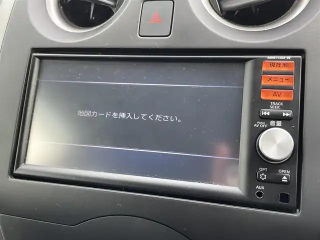 日産 ノート X エアロS エマージェンシーB 千葉県 2014(平26)年 3.7万km シャイニングブルー 純正メモリナビ/(フルセグTV/BT/CD/DVD/FM/AM)/バックカメラ/衝突被害軽減システム/車線逸脱警報/横滑り防止装置/ETC/アイドリングストップ/電動格納ミラー/プッシュスタート/スマートキー/フロアマット/取扱説明書