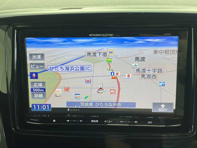 スズキ スペーシア カスタム XS 茨城県 2015(平27)年 7.3万km クリスタルホワイトP ナビ　フルセグＴＶ　両側電動スライドドア　シートヒーター　アイドリングストップ　スマートキー　プッシュスタート　オートライト　フォグランプ　電動格納ミラー　ドアバイザー　純正アルミホイール　禁煙車