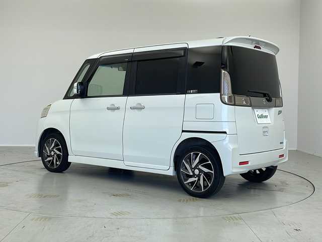 スズキ スペーシア カスタム XS 茨城県 2015(平27)年 7.3万km クリスタルホワイトP ナビ　フルセグＴＶ　両側電動スライドドア　シートヒーター　アイドリングストップ　スマートキー　プッシュスタート　オートライト　フォグランプ　電動格納ミラー　ドアバイザー　純正アルミホイール　禁煙車
