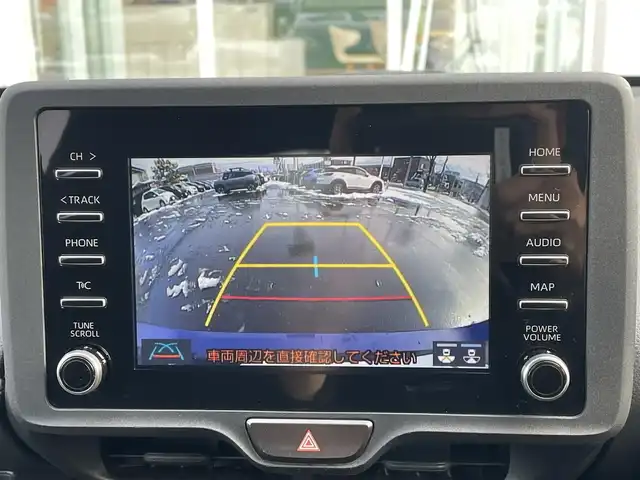 トヨタ ヤリス ハイブリッド X 道央・札幌 2020(令2)年 8.1万km ダークブルーマイカM ・４WD/・ワンオーナー/・衝突軽減ブレーキ/・寒冷地仕様/・純正ディスプレイオーディオ/　BT＆USB＆AM＆FM/・バックカメラ/・コーナーセンサー/・純正エンジンスターター/・オートエアコン/・オートライト/・ミラーヒーター/・オートリトラミラー/・レーダークルーズコントロール/・ワイパー熱線/・ビルトインETC/・鉄ホイール＆冬タイヤ積込/・プッシュスタート/・スマートキー/・純正フロアマット/・ドアバイザー/・ウィンカーミラー/・フォグライト