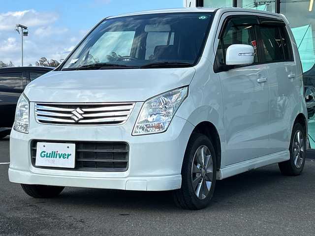 スズキ ワゴンＲ LTD 鹿児島県 2011(平23)年 8.1万km パールホワイト 純正オーディオユニット/　　CD/AUX/バックカメラ/オートライト/純正14インチアルミホイール/衝突安全ボディ/シートアンダーボックス/スマートキー