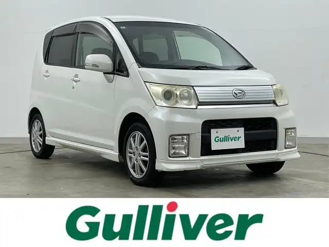 ダイハツ ムーヴ カスタム X 岡山県 2010(平22)年 16万km パールホワイトⅢ 社外オーディオ/型番:DEH-P650/HIDヘッドライト/フォグライト/純正フロアマット/純正ドアバイザー/純正14インチアルミホイール/電動格納ミラー/シートリフター/ウインカーミラー/スマートキー×1