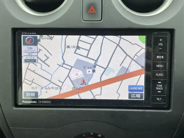 日産 ノート X 長野県 2018(平30)年 12.2万km ブリリアントシルバー 社外ナビ/ＣＤ・ＤＶＤ再生/フルセグＴＶ/エマージェンシーブレーキ/前後ドライブレコーダー/バックカメラ/アイドリングストップ/オートライト/スマートキー/ETC