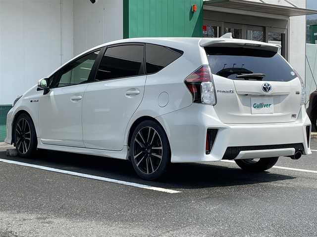 トヨタ プリウス α S ツーリングセレクション G’s 香川県 2016(平28)年 7万km ホワイトパールクリスタルシャイン ・純正SDナビ/・フルセグTV　BT/・バックカメラ/・専用ハーフレザーシート/・専用18インチAW/・LEDBEAM/・LEDライト/・ビルトインETC/・ウインカーミラー/・オートライト