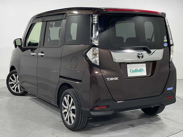 トヨタ タンク カスタムG－T 広島県 2017(平29)年 3.8万km プラムブラウンパールクリスタルシャイン 純正ナビ/両側パワースライドドア/バックカメラ/スマートアシスト/・衝突回避支援ブレーキ/・車線逸脱警報/・誤発進抑制機能/リヤコーナーセンサー/クルーズコントロール/LEDヘッドランプ/フォグランプ/オートライト/純正アルミホイール(175/55/R15)/スマートキー/ETC2.0/前後ドライブレコーダー/純正フロアマットフリップダウンモニター