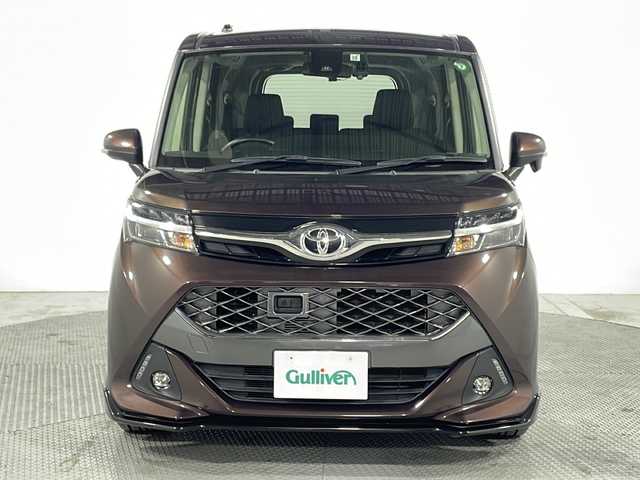 トヨタ タンク カスタムG－T 広島県 2017(平29)年 3.8万km プラムブラウンパールクリスタルシャイン 純正ナビ/両側パワースライドドア/バックカメラ/スマートアシスト/・衝突回避支援ブレーキ/・車線逸脱警報/・誤発進抑制機能/リヤコーナーセンサー/クルーズコントロール/LEDヘッドランプ/フォグランプ/オートライト/純正アルミホイール(175/55/R15)/スマートキー/ETC2.0/前後ドライブレコーダー/純正フロアマットフリップダウンモニター
