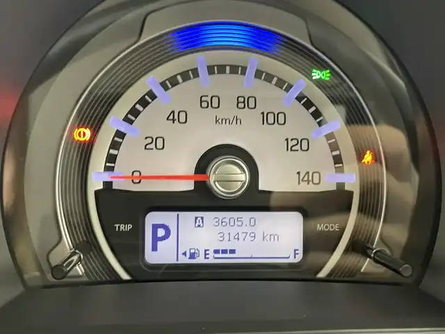 スズキ ハスラー タフワイルド 愛知県 2019(令1)年 3.2万km オフブルーメタリック/ブラック 2トーン パナソニック製純正ナビ/・CD/DVD/・FM/AM/・Bluetooth/・フルセグTV/・SD/・USB/主要装備/・全方位カメラ/・ハーフレザーシート/・運転席＋助手席シートヒーター/・ＨＩＤヘッドライト/・レーンキープアシスト/・デュアルカメラブレーキサポート/・ＥＴＣ/・プッシュスタート/・前後ドライブレコーダー/・アイドリングストップ/・横滑り防止装置/・フォグランプ