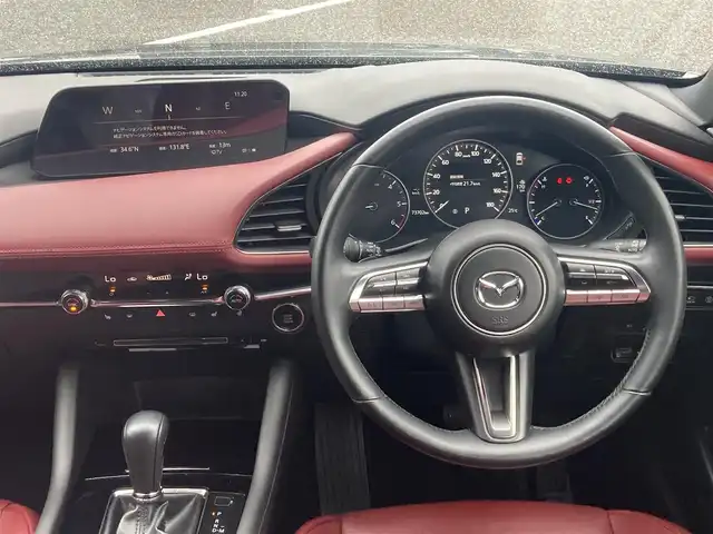 マツダ マツダ３ファストバック XD バーガンディセレクション 島根県 2019(令1)年 7.4万km マシーングレープレミアムM メーカーOP SDナビ(CD/DVD/BT/フルセグ/HDMI)/純正OPシグネチャースタイルエアロ/BOSEサウンド/全方位カメラ/レーダークルーズコントロール/レーンキープアシストシステム/車線逸脱警報/ブラインドスポットモニタリング/スマートブレーキサポート/運転席パワーシート/前席シートヒーター/ステアリングヒーター/パドルシフト/ビルトインETC/オートライト/オートハイビーム/ヘッドアップディスプレイ/