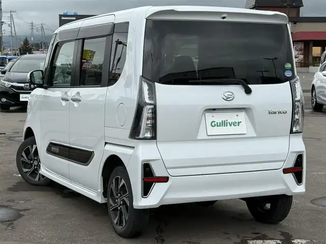 ダイハツ タント カスタム X スタイルセレクション 道南・函館 2021(令3)年 3.3万km シャイニングホワイトパール /寒冷地仕様//両側パワースライドドア//純正SDナビ（NMZK-W710)/ (フルセグTV/DVD/CD/SD/BT/FM/AM)//バックカメラ//ハーフレザーシート//前席シートヒーター//スマートアシスト//横滑り防止//アイドリングストップ//LEDヘッドライト//フォグランプ//純正ドライブレコーダー（前方）
