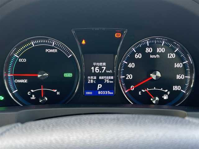 トヨタ クラウン ハイブリッド アスリートS ブラックスタイル 兵庫県 2015(平27)年 8.1万km ホワイトパールクリスタルシャイン 純正ナビ/フルセグテレビ/BTオーディオ/バックカメラ/ムーンルーフ/ビルトインETC/ドライブレコーダー/シートヒーター/エアシート/パワーシート/LEDヘッドライト/純正18インチAW