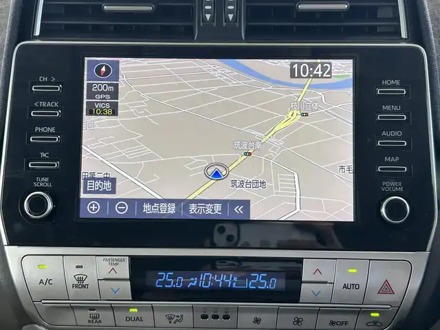 トヨタ ランドクルーザー プラド TX Lパッケージ 茨城県 2022(令4)年 3.5万km ホワイトパールクリスタルシャイン 純正ナビ/Bluetooth接続/全方位カメラ/サンルーフ/クルーズコントロール/電動リアゲート/パワーシート/シートヒーター/ビルトインETC/ベージュ革シート/USB入力端子/LEDヘッドライト/３列シート/純正アルミホイール/純正フロアマット