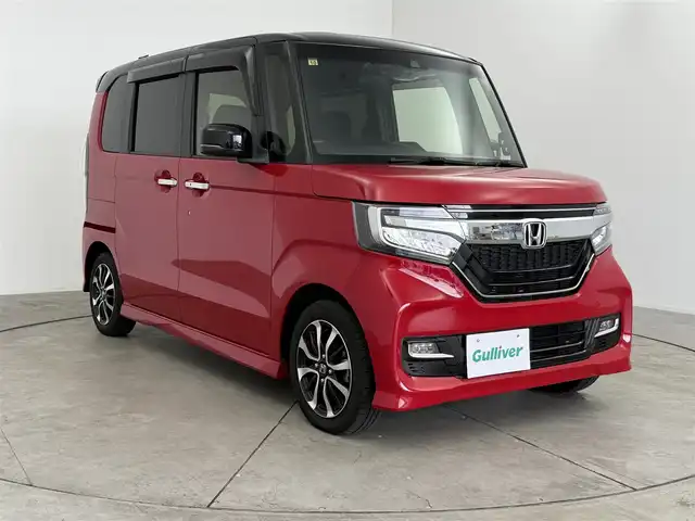 ホンダ Ｎ ＢＯＸ カスタム G L ホンダセンシング 大阪府 2018(平30)年 2.2万km ミラノレッド ホンダセンシング　/純正SDナビ/・フルセグTV/・Bluetooth/・CD/DVD/ビルトインETC/レーダークルーズコントロール/片側パワースライドドア/バックカメラ/ステアリングリモコン/スマートキー/純正AW