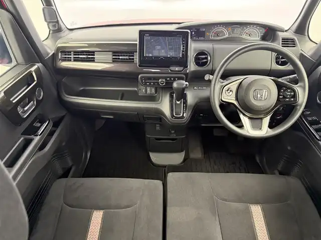 ホンダ Ｎ ＢＯＸ カスタム G L ホンダセンシング 大阪府 2018(平30)年 2.2万km ミラノレッド ホンダセンシング　/純正SDナビ/・フルセグTV/・Bluetooth/・CD/DVD/ビルトインETC/レーダークルーズコントロール/片側パワースライドドア/バックカメラ/ステアリングリモコン/スマートキー/純正AW