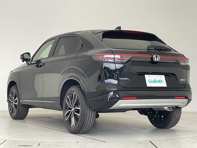 ホンダ ヴェゼル ハイブリッド e:HEV Z 愛知県 2025(令7)年 0.1千km クリスタルブラックパール 登録済未使用車/純正9型ディスプレイオーディオナビ/レーダークルーズコントロール/シートヒーター/バックカメラ/電動リアゲート/コーナーセンサー/純正アルミホイール/ETC2.0/ブラインドスポットモニター/LEDヘッドライト/パドルシフト/ステアリングヒーター/オートマチックハイビーム/ワイヤレス充電機/衝突軽減システム/フルセグ/Bluetooth/ステアリングスイッチ/スマートキー/プッシュスタート
