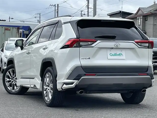 トヨタ ＲＡＶ４ G Zパッケージ 道央・札幌 2021(令3)年 7万km ホワイトパールクリスタルシャイン ４WD/モデリスタフルエアロ/ALPIN9インチナビ/CD/DVD/BT/フルセグ/トヨタセーフティセンス/プリクラッシュセーフティ/横滑り防止装置/レーダークルーズコントロール/ダウンヒルアシストコントロール/レーンキープアシスト/クリアランスソナー/ブラインドスポットモニター/パーキングサポートブレーキ/リアクロストラフィックアラート/ロードサインアシスト/バックカメラ/ビルトインETC/ドライブレコーダー/DRIVEMODE切替/デジタルインナーミラー/パワーバックドア/D席パワーシート/D席メモリーシート/前席シートヒーター/レザーシート/革巻きステアリング/ステアリングリモコン/ハンドルヒーター/電動パーキング/ブレーキホールド/MTモード付AT/プッシュスタート/スマートキー/LEDヘッドライト/オートライト/オートハイビーム/フォグランプ/電動格納ミラー/ウィンカーミラー/純正フロアマット/ドアバイザー